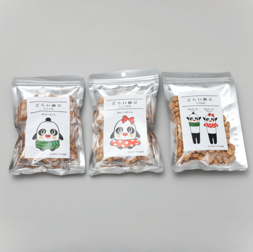 ぱんだーるどらい納豆（しょうゆ味／ピリ辛味／うす塩味）